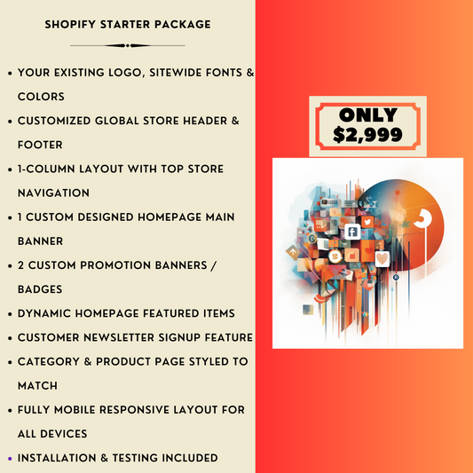 Elevate Your Online Venture with a High-Converting Branded Shopify Ecommerce Website by Mars B Digital